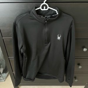 Mens large Spyder quarter zip